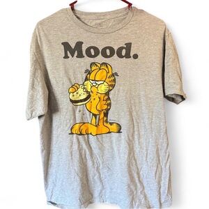 Gray Garfield Mood T-Shirt